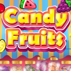 Na obrázku je nadpis s názvom Candy Fruits.